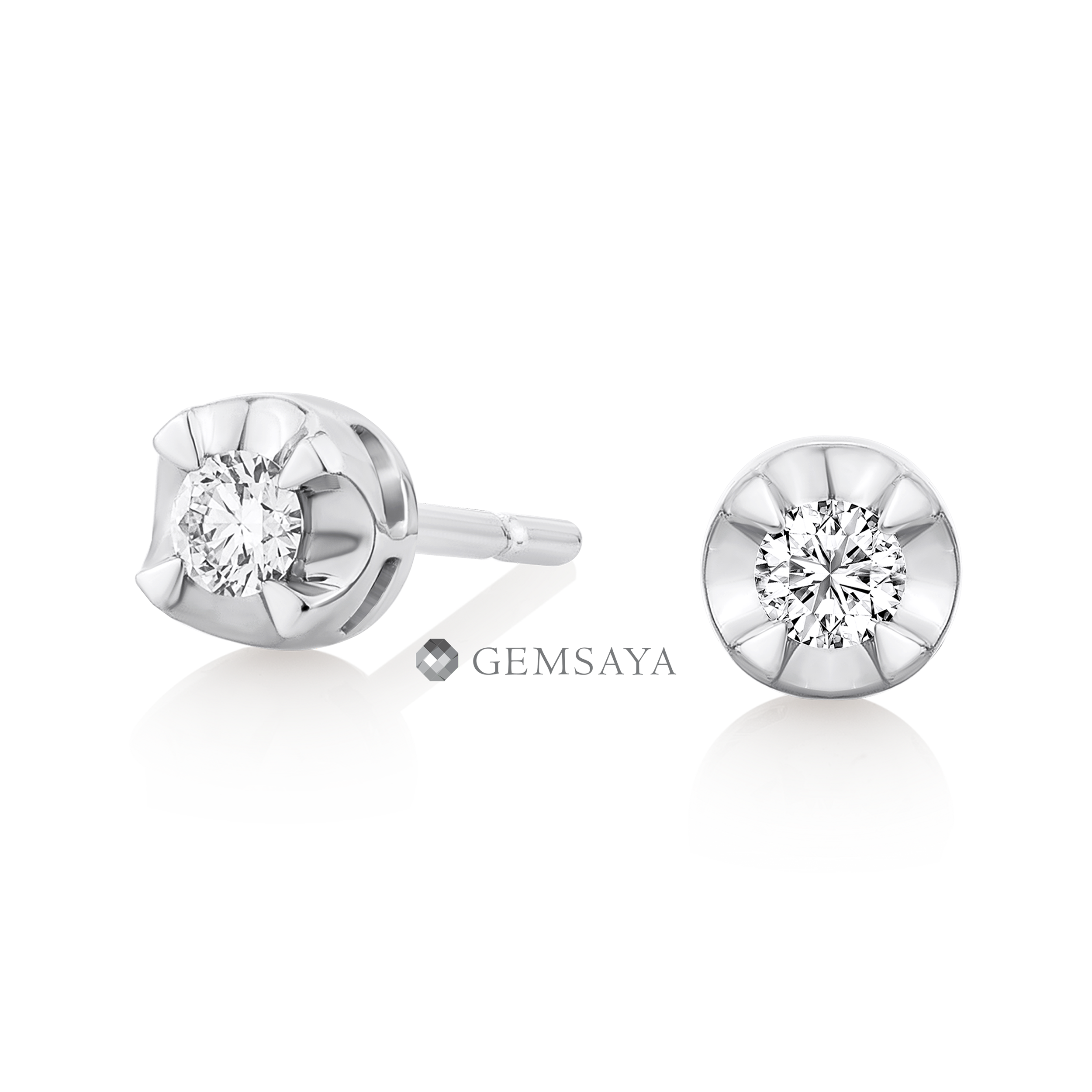 ต่างหูเพชร E1003