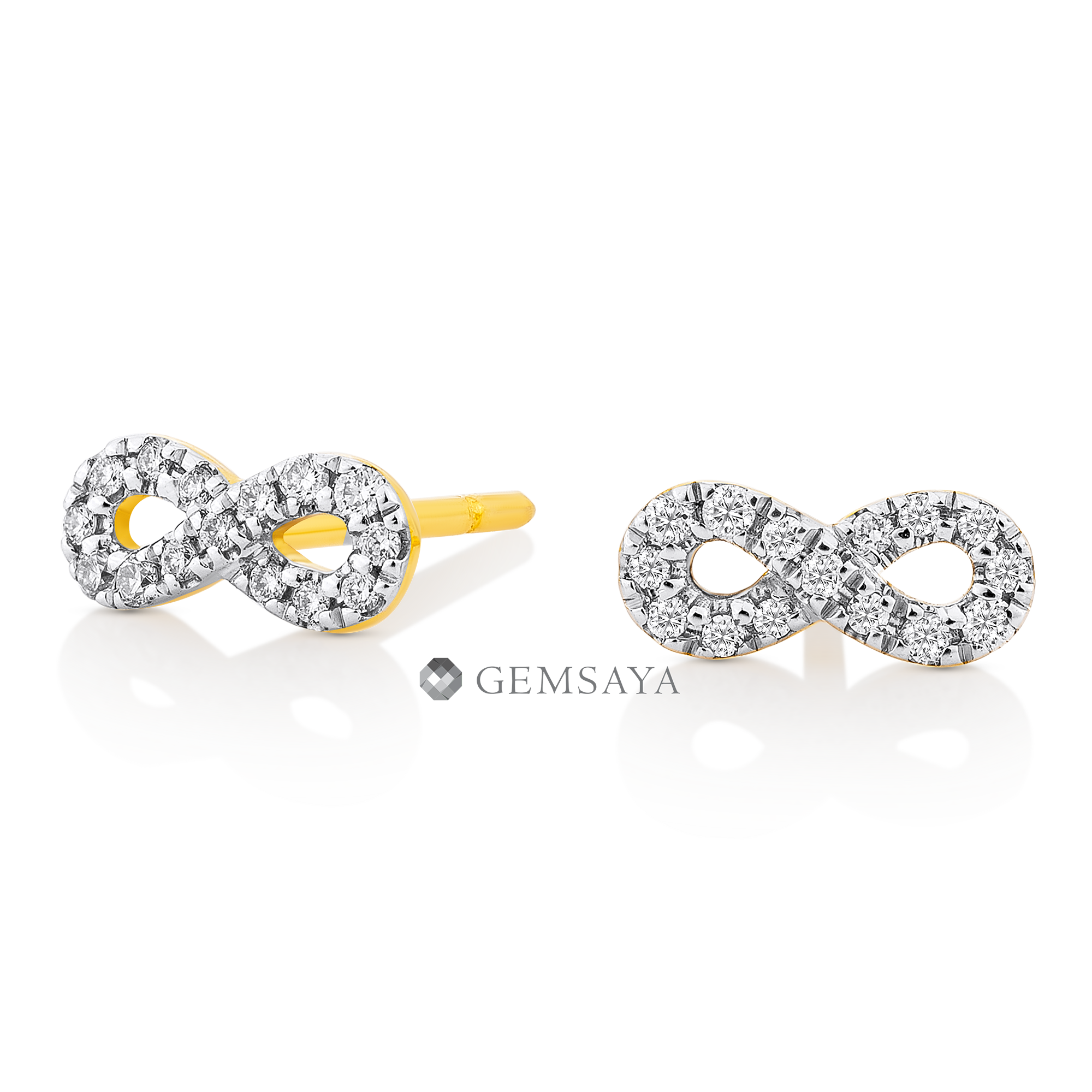 ต่างหูเพชร E1057