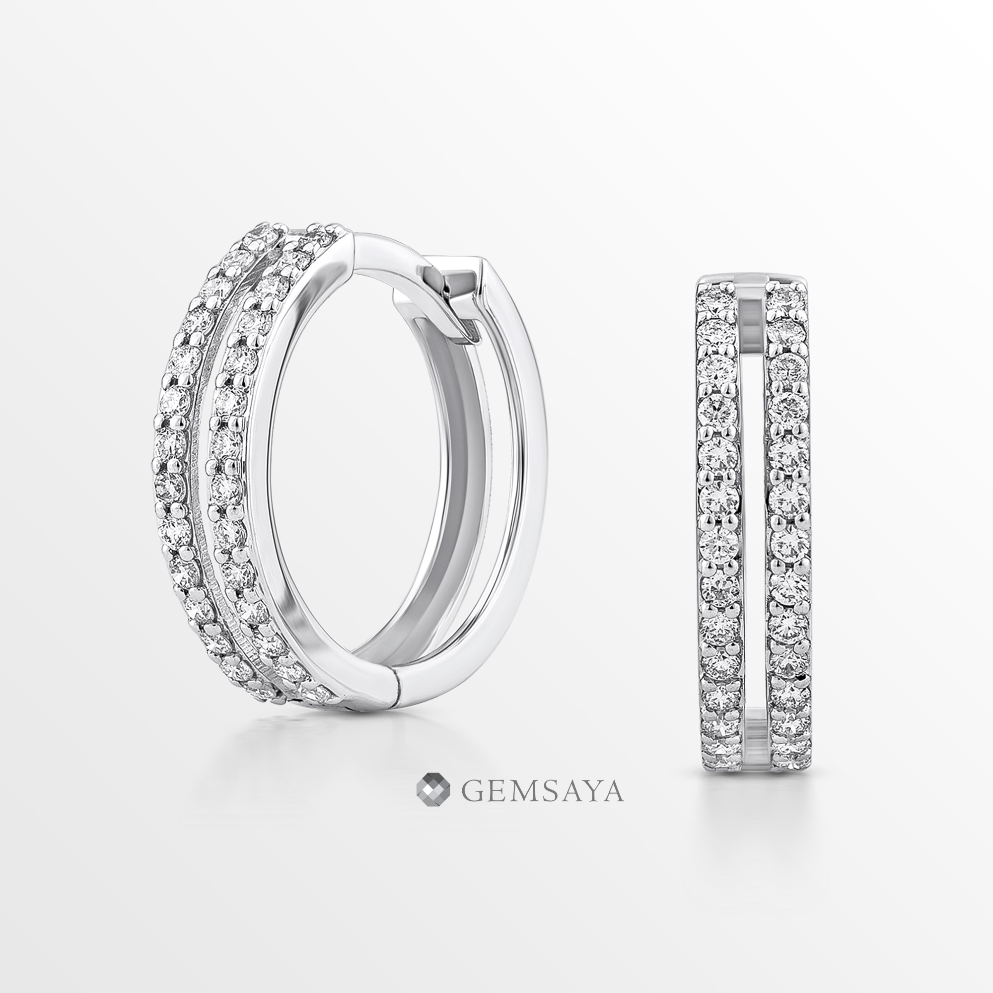 ต่างหูเพชร