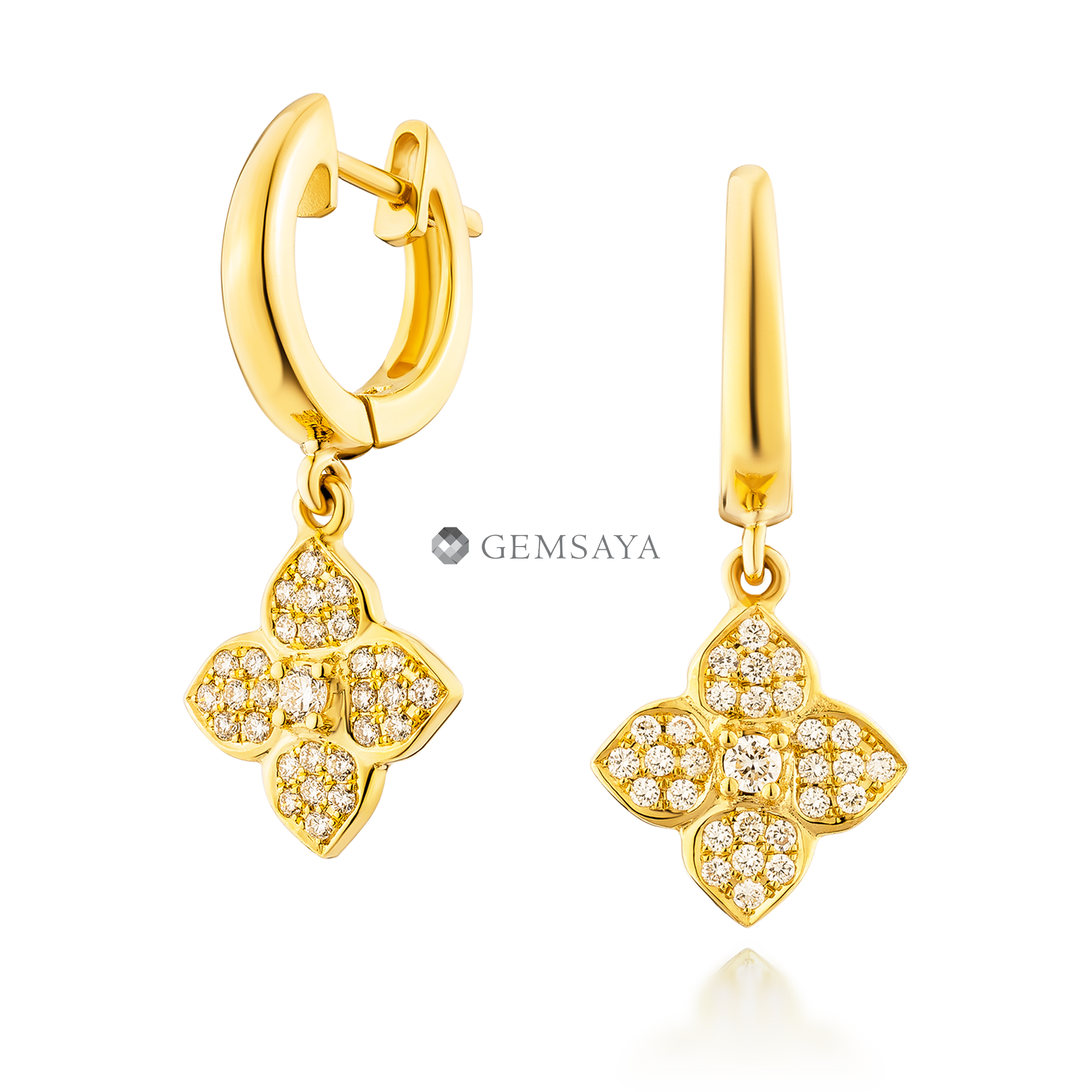 ต่างหูเพชร