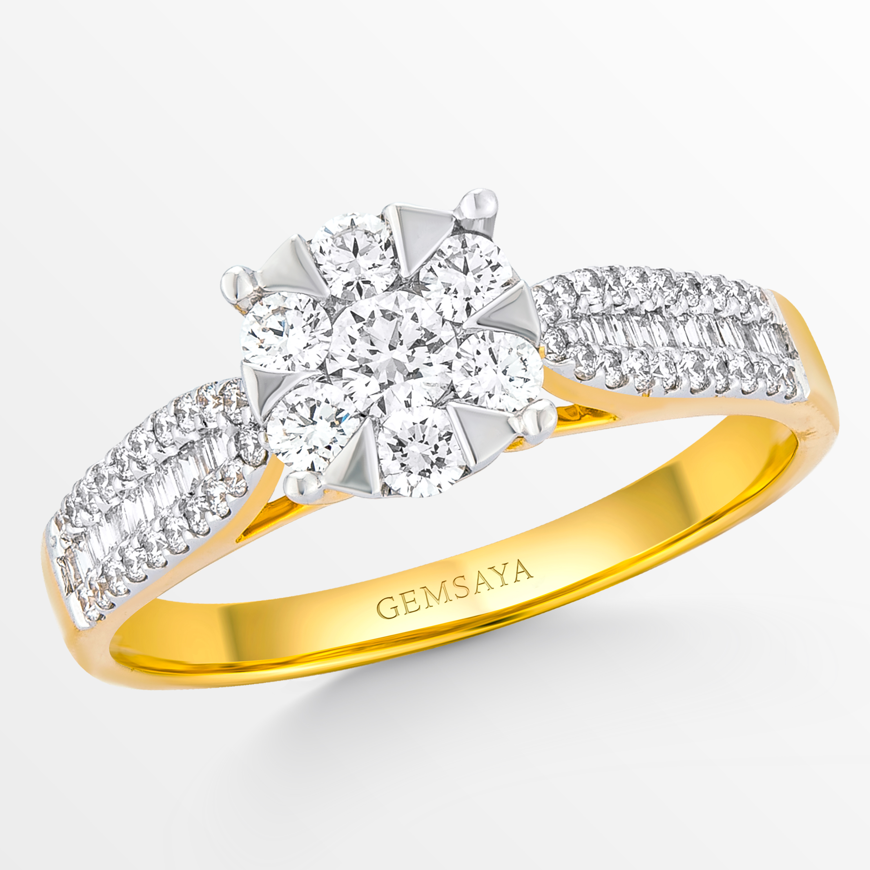 แหวนเพชร R4022 - GEMSAYA